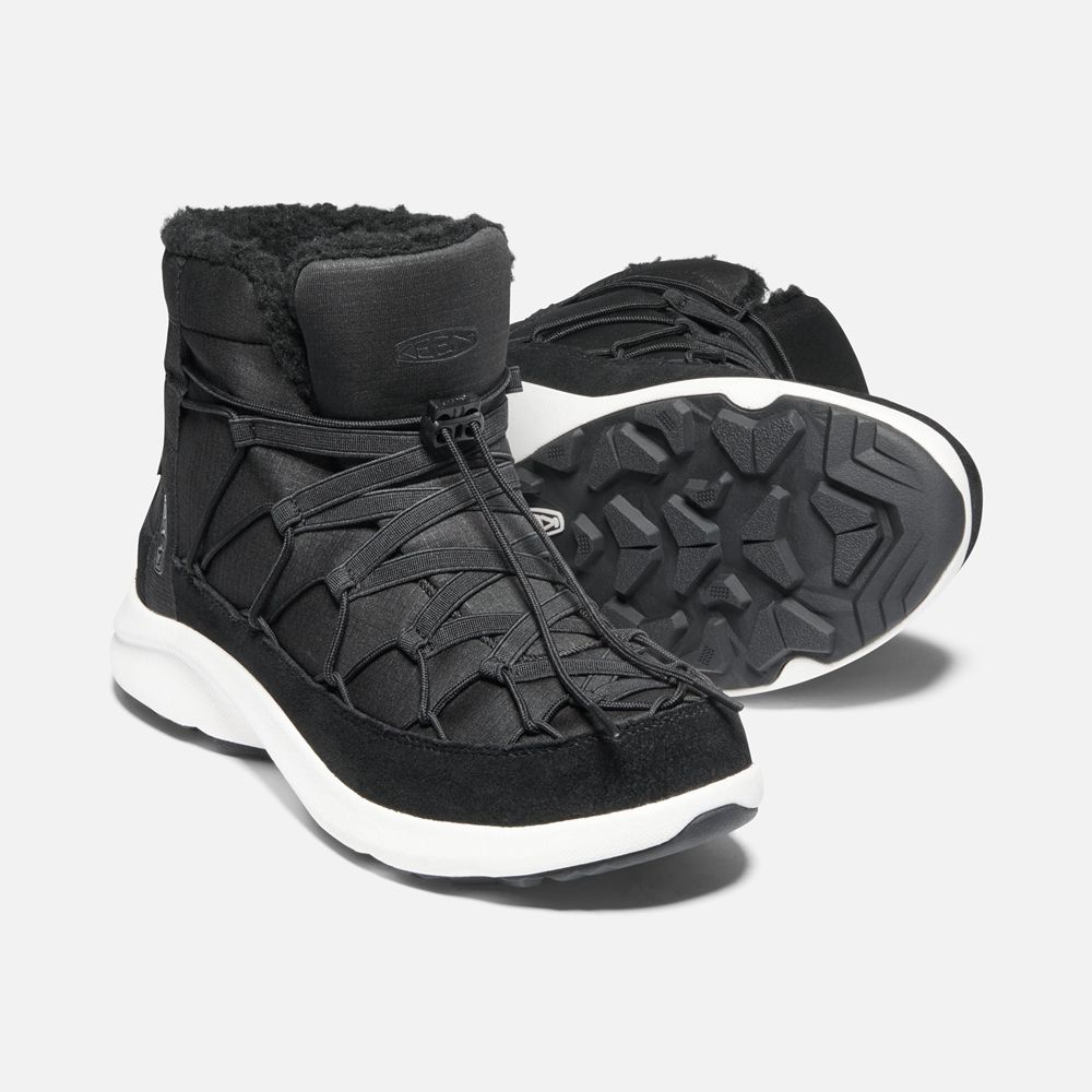 Bottes Chukka Keen Femme Noir/Blanche | Uneek Snk Waterproof | BJNOM-1287